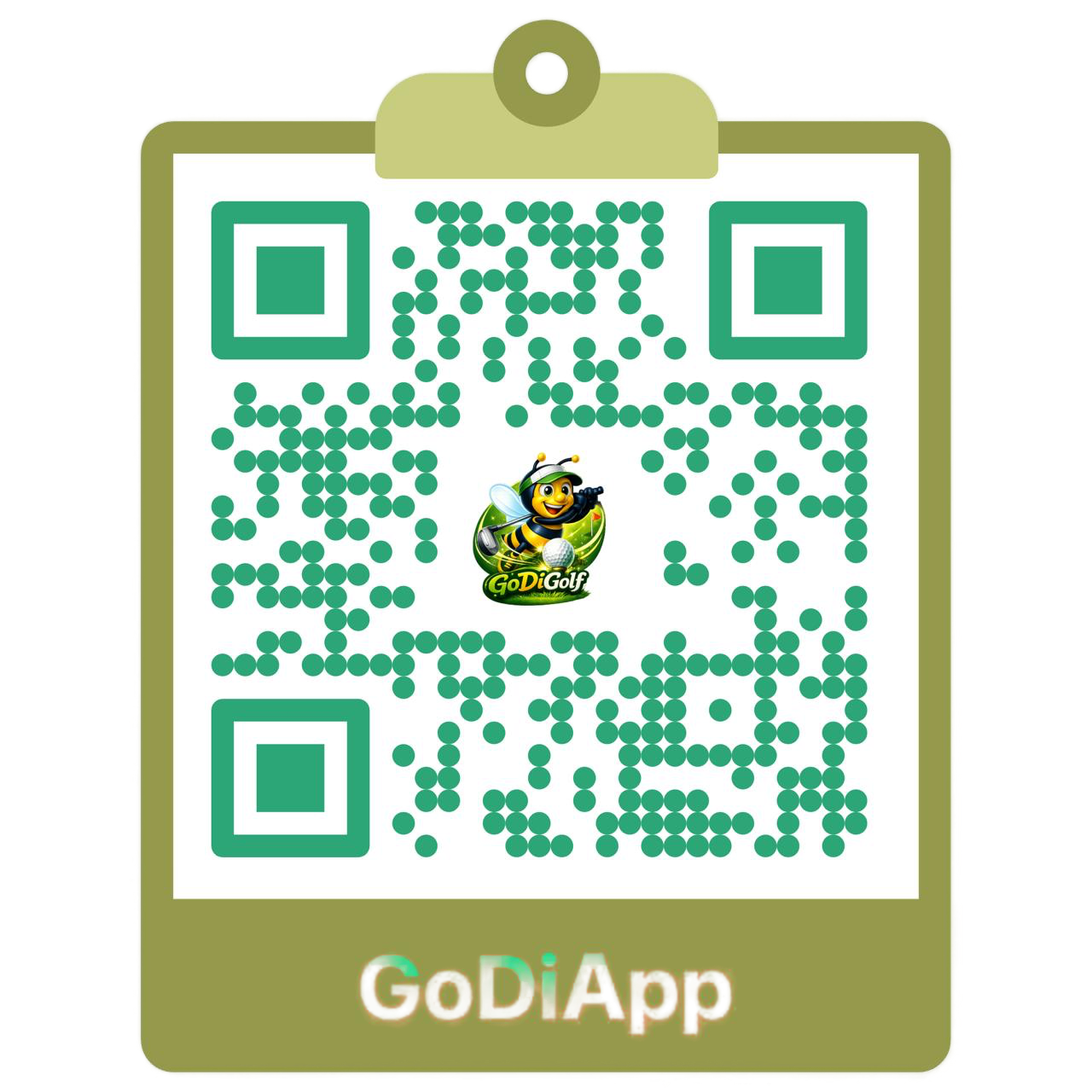 QR-Code für die GoDiGolf App